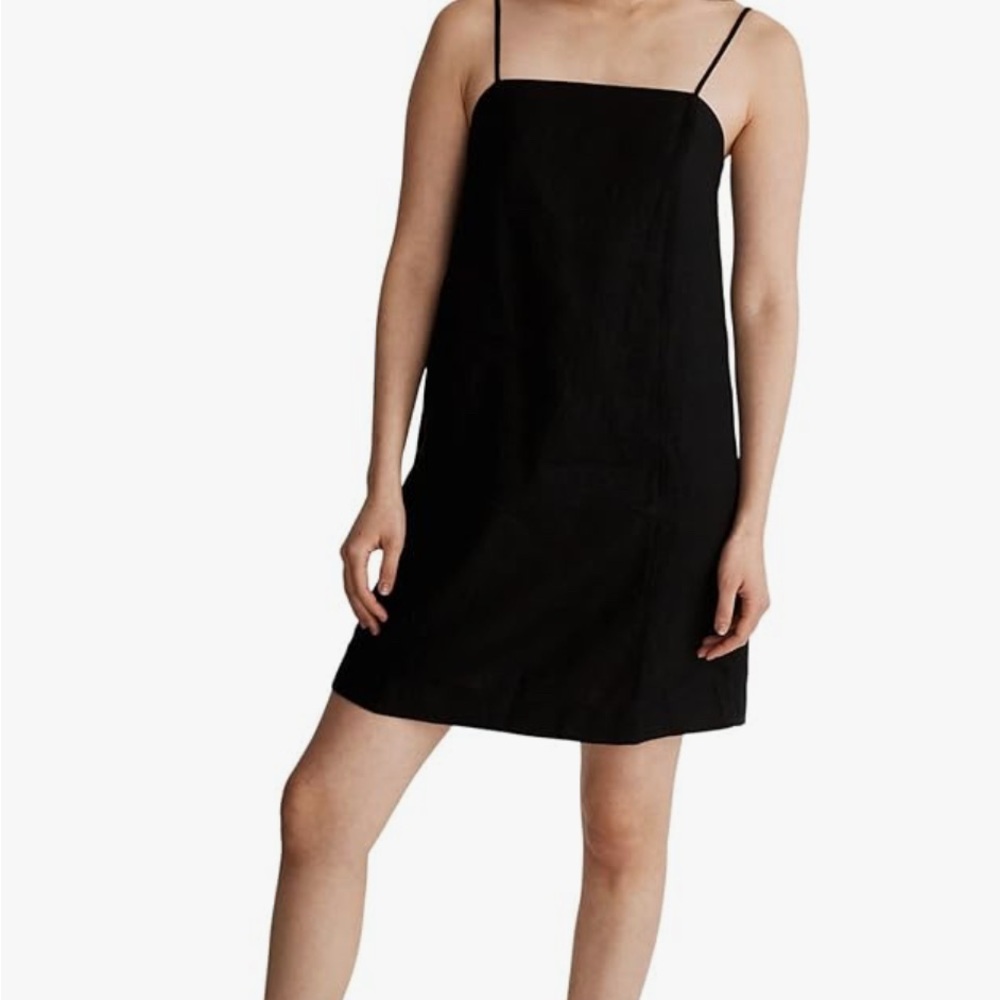 NWT Madewell Goldie Mini Dress in 100% Linen Size 2